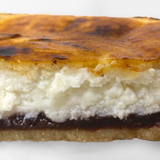 Ricotta and sour cherries pie