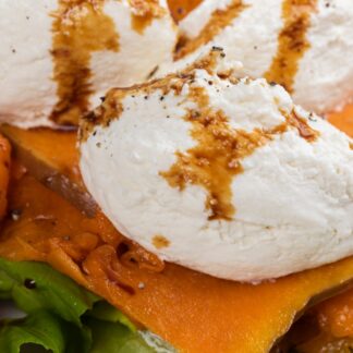 Zucca, ricotta e saba